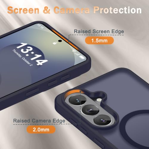 Image of for Samsung Galaxy S26 FE Case, Matte Magnetic Phone Cover, Deep Purple