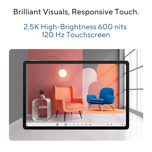 Image of ASUS Chromebook CM32 Detachable (2026),Smartchoice,MediaTek Kompanio 540 Processor,4GB RAM,64GB SSD,Touchscreen,12.1 inch(30.7 cm),Chrome OS,Cloud Titanium,0.64 Kg,CM3206DM4A-TR0118,Thin & Light Laptop