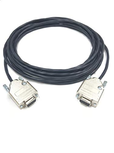 image for 50 Foot DB9 Female to Female RS232 Plenum Serial Cable - 22 AWG with P