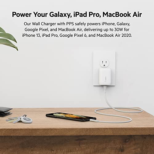 Belkin 30W Compact USB C Charger Block, Fast Charging for Travel - image 3