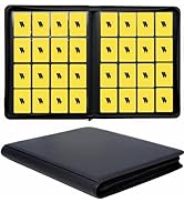 Amazon.com: 16 Pocket Card Binder, 1000+ Premium Zip Trading Card Binder,  Double Sided Pocket Card Binder Album, Ringless Card Folder for MTG, TCG,  Sports Card (Black, 16Pockets) : Toys & Games
