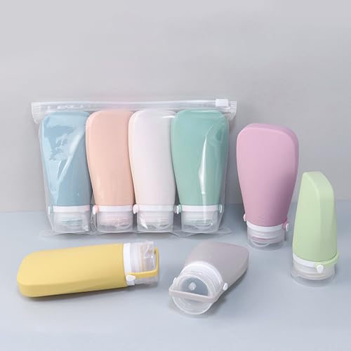 Silicone Travel Bottles for Toiletries, TSA Approved Travel Containers 4 Pack of Leak Proof Refillable Accessories2