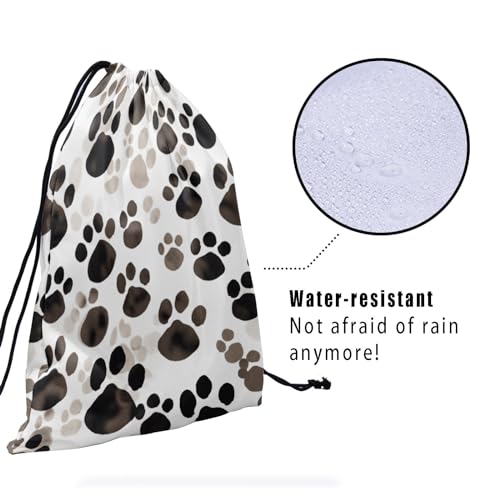 Image of Nerxy Black Paw Gymnastics Grip - Paw Grip for Gymnasts & Pets, Adjustable String Bag