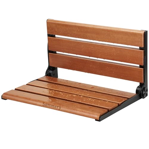 Wall Mount Shower Seat 18, Suitable for The Elderly Disability and Pregnant Women-Maximum Load 440lb