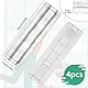 Ersatzmikrofaser Wischbezug Ersatzteile Kompatibel 4 Stück für Kärcher WV1 WV2 WV5 Fenstersauger Sprühflasche Zubehör 275 * 70mm Entfernt Effektiv Schmutz und Streifen