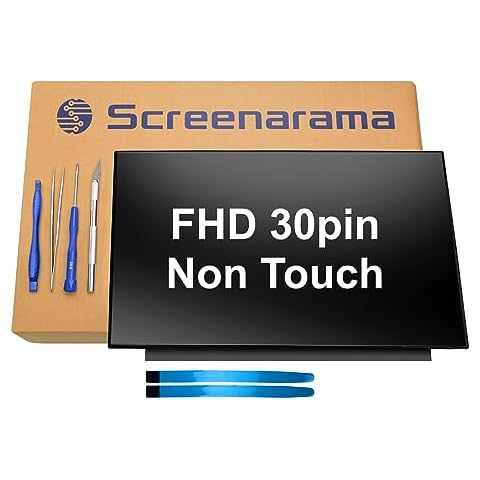 SCREENARAMA New Screen Replacement for N156HCA-EAB, FHD 1920x1080, IPS, Matte, LCD LED Display with Tools Cover
