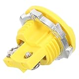 Garneck K Typ Thermoelement Steckeradapter Weiblich Industrie Thermoelement Anschlussplatte Gelb Hochtemperatur bis 220°C Miniatur Drahtverbinder für Temperaturüberwachung in Lebensmittel