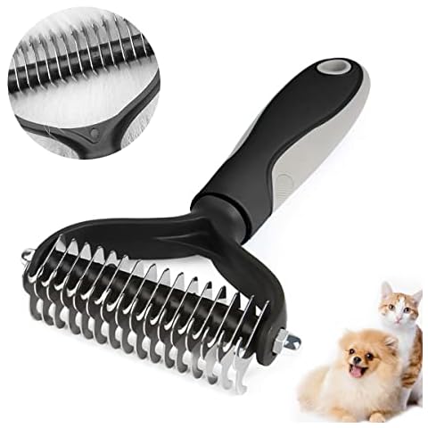 Peine Perro Gato, Cepillo Perro Pelo Muerto, Pet Dematting Peine, Peines Tipo Rastrillo Para Perros, Cepillo Deslanador Perros Cover
