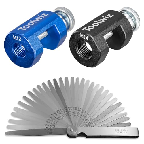 Toolwiz Spark Plug Gapping Tool 2pcs with 32 Blade Steel