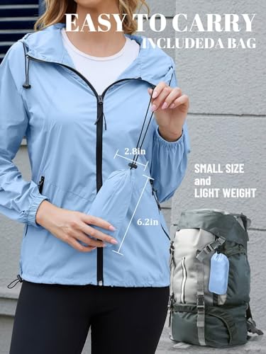 PITINAN Waterproof Windbreaker