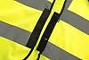 AYKRM Yellow hi vis vest Reflective Vest High Visibility hi viz vis Executive Waistcoat high vis vests #3