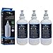 3x FilterLogic FFL-195LH Filtro acqua compatibile con cartuccia Liebherr 7440000, 7440002, 7731240-0210 per frigo - frigorifero americano 4 porte