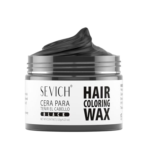 Cera temporal para cabello SEVICH negra 120g