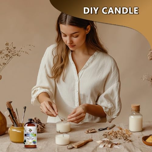 Image of Jasmine Essential Oil for Diffuser Massage Candles Jasmine Oil 16 oz