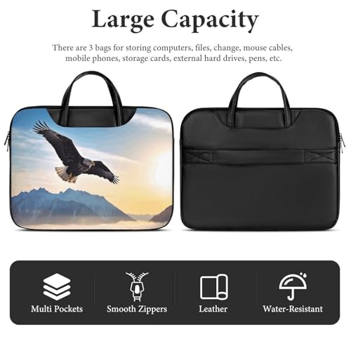 Bolsa para laptop impermeable de 17 pulgadas estilo bandolera miniatura 4