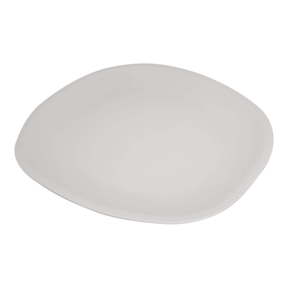 Plat mélamine Carlisle 45,7 cm rectangulaire gris ciment Ridge - 2