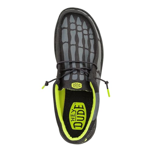 Hey Dude Men's Wally Skeleton Feet Loafer2