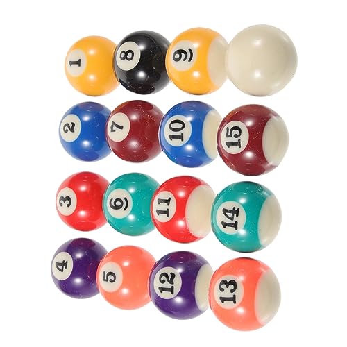 Boules de billard de remplacement en résine 16 pièces pool snooker
