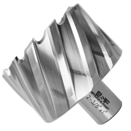 Image of S&F STEAD & FAST Annular Cutter High Speed Steel 2-3/8" x 1" with Pilot Pin