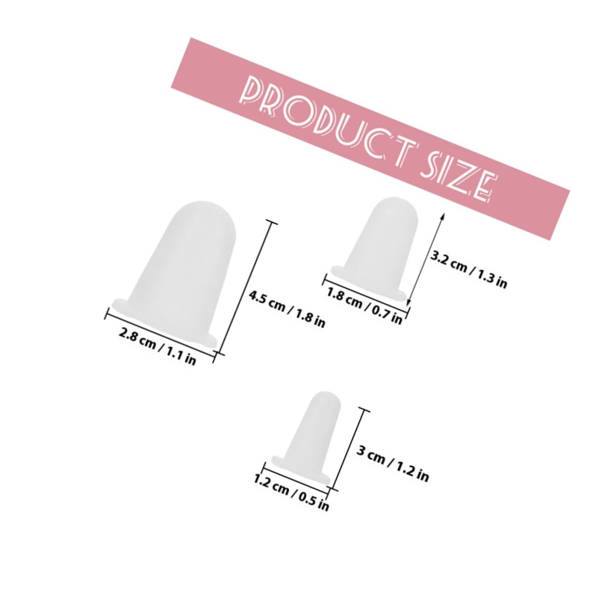 UKCOCO Protections pour Embouts De Tuyauterie 6 Pièces Silicone Petite Moyenne Grosse Tailles Anti-Usure Accessoires Pâtisserie Décoration Gâteaux Ustensiles Cuisine