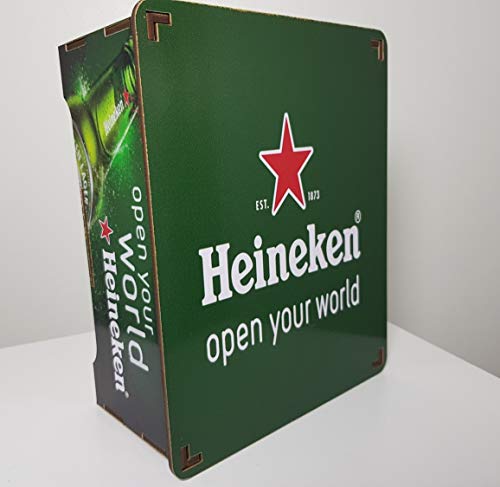 KIT HOME BAR CERVEJA 3 PEÇAS = 2 TAÇAS + ESTOJO DE MADEIRA