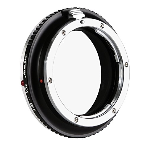K&F Concept® EOS - GFX adapter obiektywu, obiektyw pierścień adaptera do obiektywu Canon EOS EF do aparatu Fujifilm Fuji GFX