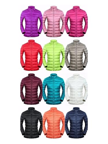 Doudoune chaude coupe-vent et imperméable veste de mi-saison rose 5XL