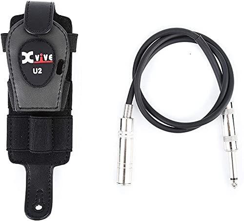 Upgrade Xvive U2 - Sistema inalámbrico para guitarra recargable de 2,4 GHz, transmisor y receptor inalámbrico digital para guitarra eléctrica, bajo, violín, teclado (H1) Cover