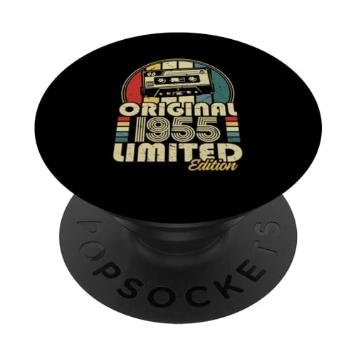 1955 Vintage Cumpleaños Retro Edición Limitada Hombres Mujer PopSockets PopGrip Intercambiable