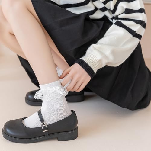 Women's Lace Ruffle Socks for Young Womand And Big Girls3