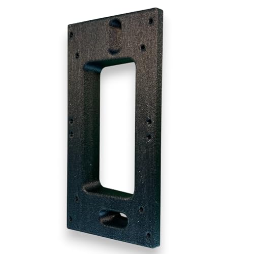 HunkyDorey3D Angle Wedge Mount for Ring Video Doorbell 15 30 and 45 (Black 15 Deg - Fits Ring 2/3/4/Plus/Pro/2nd Gen/2024)
