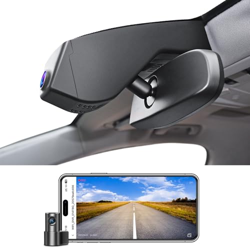 Mangoal Front 4K & Rear 1080p Dash Cam for GMC Acadia 2017-2023 (Model A), Model A & Model B Have Same Models Years but Vehicle Sensor Cover are Different, Free App & WiFi, 128GB Card