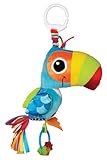 Kinderwagenspielzeug aus hochwertigem Material in farbenfrohem Design, ca. 14 x 8 x 25 cm (LxBxH) - Original LAMAZE-Produkt, gemeinsam mit Experten für sensorisch wirksame Spielzeuge entwickelt