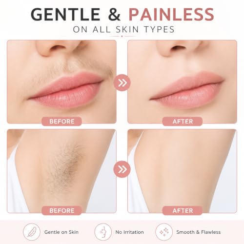 Image of Facial Hair Remover Machine For Face, Chin, Cheek, Eyebrow, Upper Lip Hair Remover for Women - Daimound