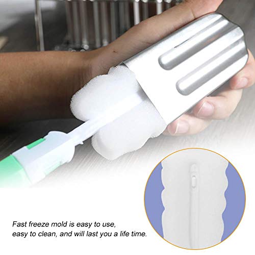 moldes para polos, Moldes for hacer helados de acero inoxidable