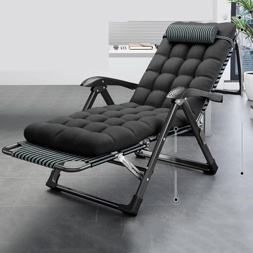 Chaise longue d'extérieur robuste contre le mal de dos pour relax de jardin - 2