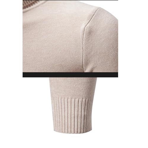 Muscularfit Mens Sweaters Slim Fit Plain Long Sleeve Lightweight Knitted Sweater Casual Fashion Knitted Pullover Fall Clothes3