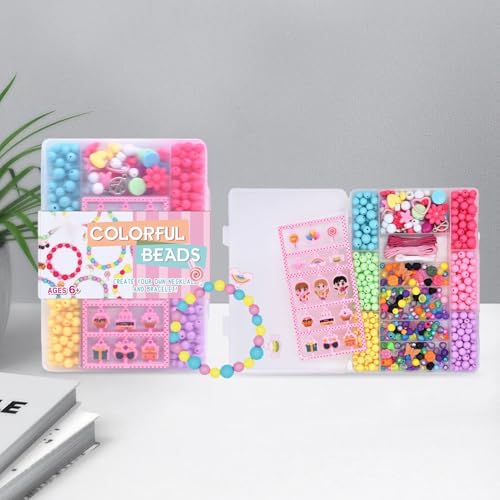 Cuentas para pulseras de la amistad con kit de manualidades creativas para niños 3