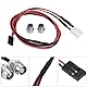 RC LED Licht Kits, 2PCS 5mm Scheinwerfer RC Zubehör LED Lichter für 1/10 Modell Drift Auto Fahrzeug(9# weißes Licht)