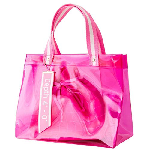 アサヒ興洋 ランチバッグ 巾着袋 ピンク 爽やかな色合い プールサイドをイメージ Depth 4'-0''