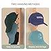 Onzbala 2 Pack Beech Wood Hat Rack for Wall – 10 Hooks Baseball Cap Organizer | Vertical Hats Hooks & Display Holder Storage for Entryway, Bedroom | Durable Wall-Mounted Hat Hanger | Ideal Gift