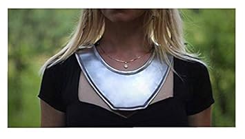 Female Steel neck Gorget LARP Armor Cosplay Costume