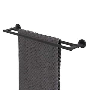 Tiger Noon, Handdoekrek dubbel 59,9 cm, Zwart, 49x599x124mm