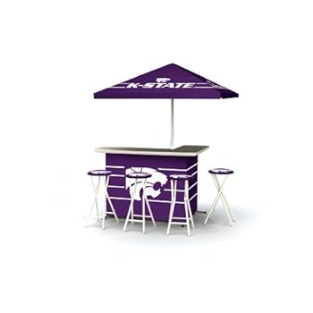 Alternative view of Best of Times Collegiate Patio Bar and Tailgating Center Deluxe Package- Kansas State