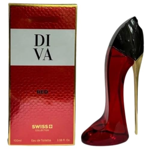 Image of Diva Blanc & Diva Red Spray Perfume Set, 100 ml / 3.4 fl oz Each | Long-Lasting Fragrances | Eau de Parfum | Pack of 2