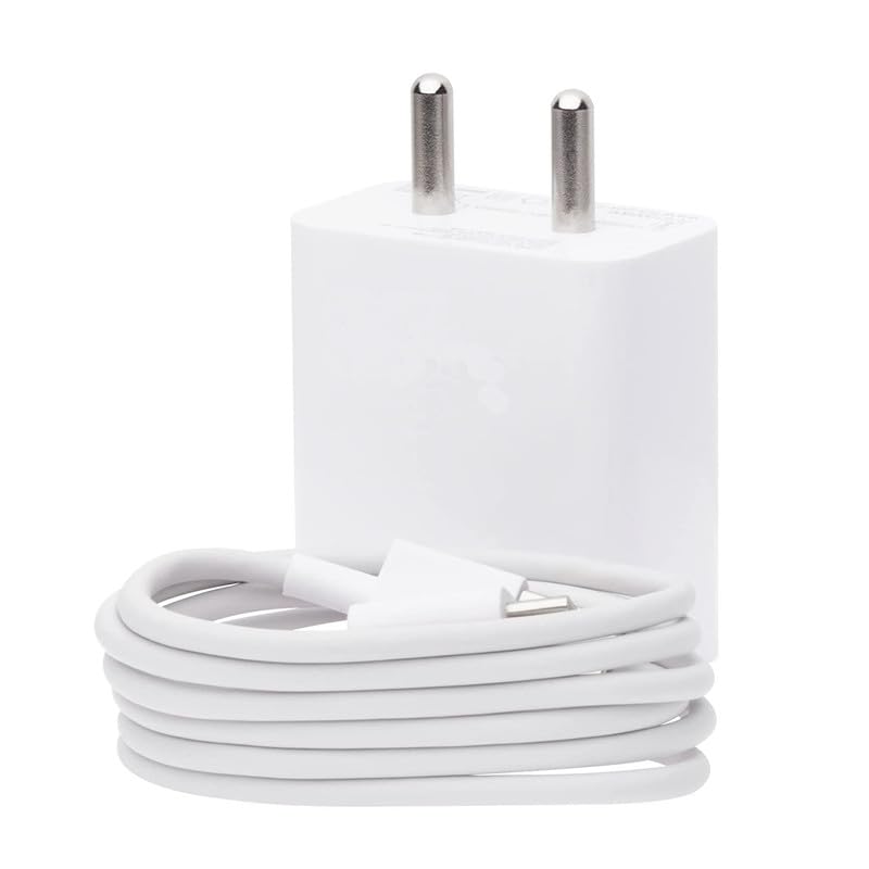 Type C Charger for Motorola Razr+ 2025 Original Adapter Super Flash Vooc Fast Quick Qualcomm Charging Smart IC Technology with 1m Type C USB Data Cable (White, SE.AH3) Type C Charger for Motorola Razr+ 2025 Original Adapter Super Flash Vooc Fast Quick Qualcomm Charging Smart IC Technology with 1m Type C USB Data Cable (White, SE.AH3)