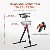 Zoom IMG-2 vevor supporto a rulli carico Zoom IMG-2 vevor supporto a rulli carico