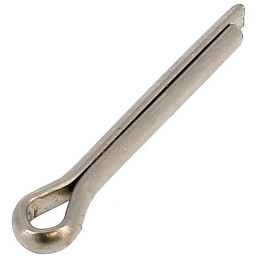 100 pasadores ranurados 6,3 x 45 mm - DIN 94 - ISO 1234 - NFE27-487 - UNI 1336 - Inox A4 - D-Work