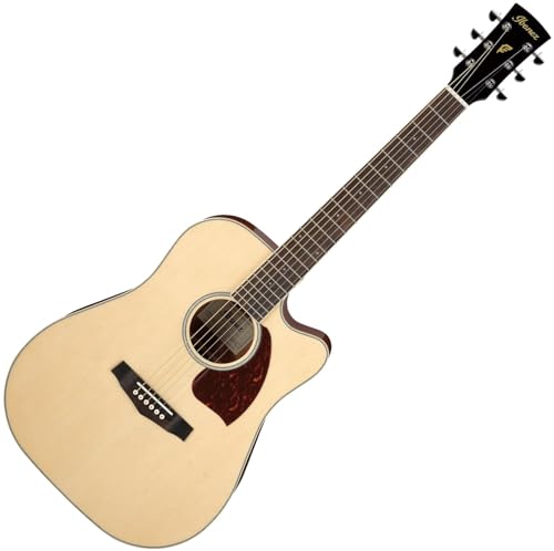 Ibanez PF16WCE-NT Natural High Gloss – Guitare Acoustique - Les Beatles, Paul McCartney, John Lennon, RIngo Starr, George Harrison Ibanez PF16WCE-NT Natural High Gloss - Guitare Acoustique