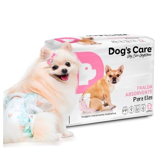 Dog's Care Eco Fralda Absorvente Para Fêmeas - Pp 12 Unidades